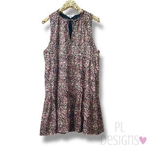 BB Dakota Steve Madden Floral Dress Sleeveless Tiered Cottage Core